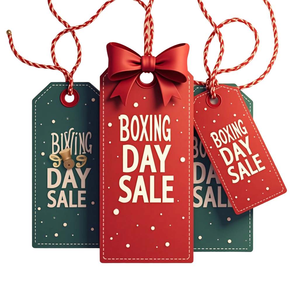 Boxing Day Sale Tags